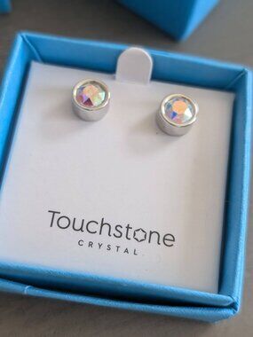 Touchstone Crystal Ice Earrings AB